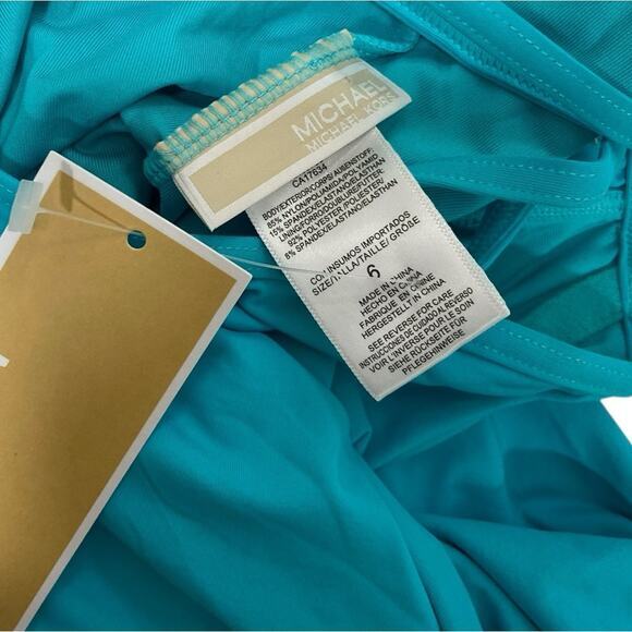 MICHAEL KORS $148 Underwire One Piece Swimsuit Solids 6 S‎ - Picture 5 of 7